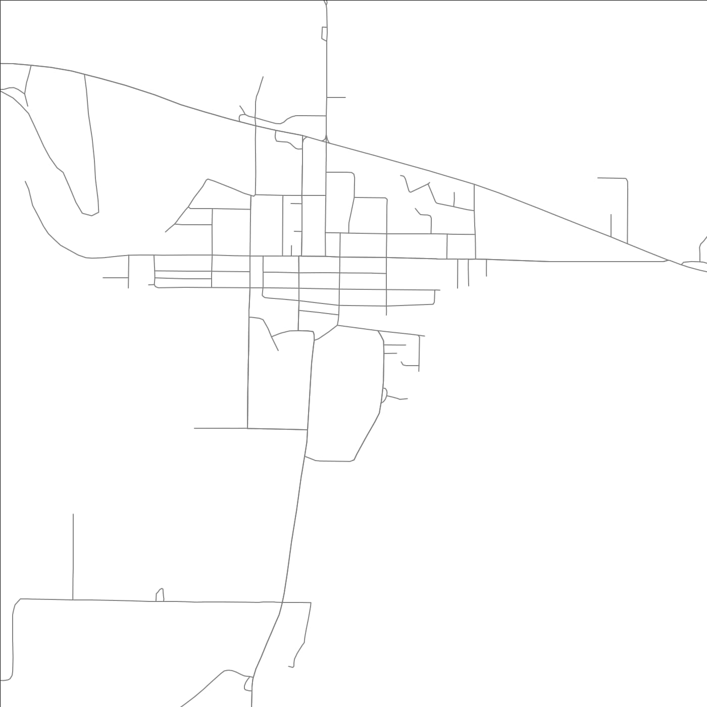 ROAD MAP OF PARKIN, ARKANSAS BY MAPBAKES