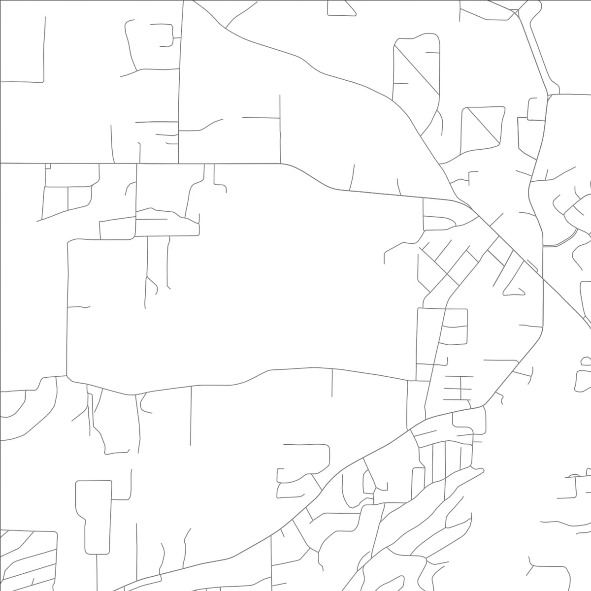 ROAD MAP OF PINEY, ARKANSAS BY MAPBAKES