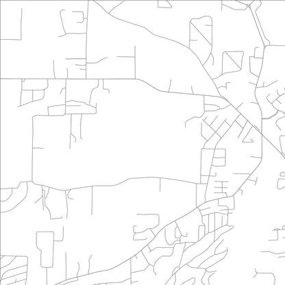 ROAD MAP OF PINEY, ARKANSAS BY MAPBAKES