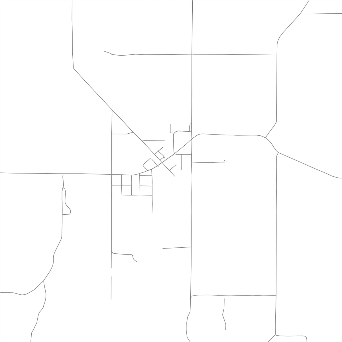ROAD MAP OF POLLARD, ARKANSAS BY MAPBAKES