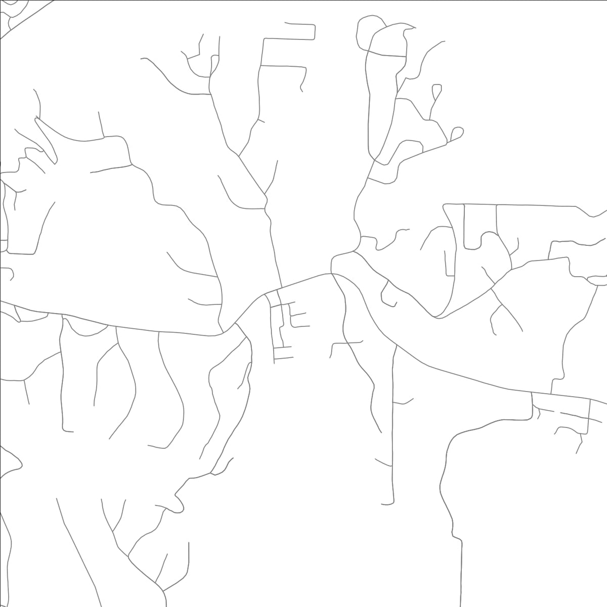 ROAD MAP OF PRAIRIE CREEK, ARKANSAS BY MAPBAKES