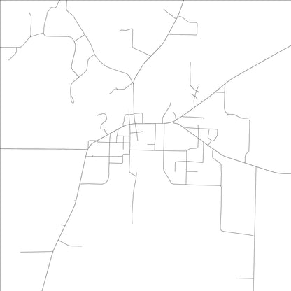 ROAD MAP OF QUITMAN, ARKANSAS BY MAPBAKES