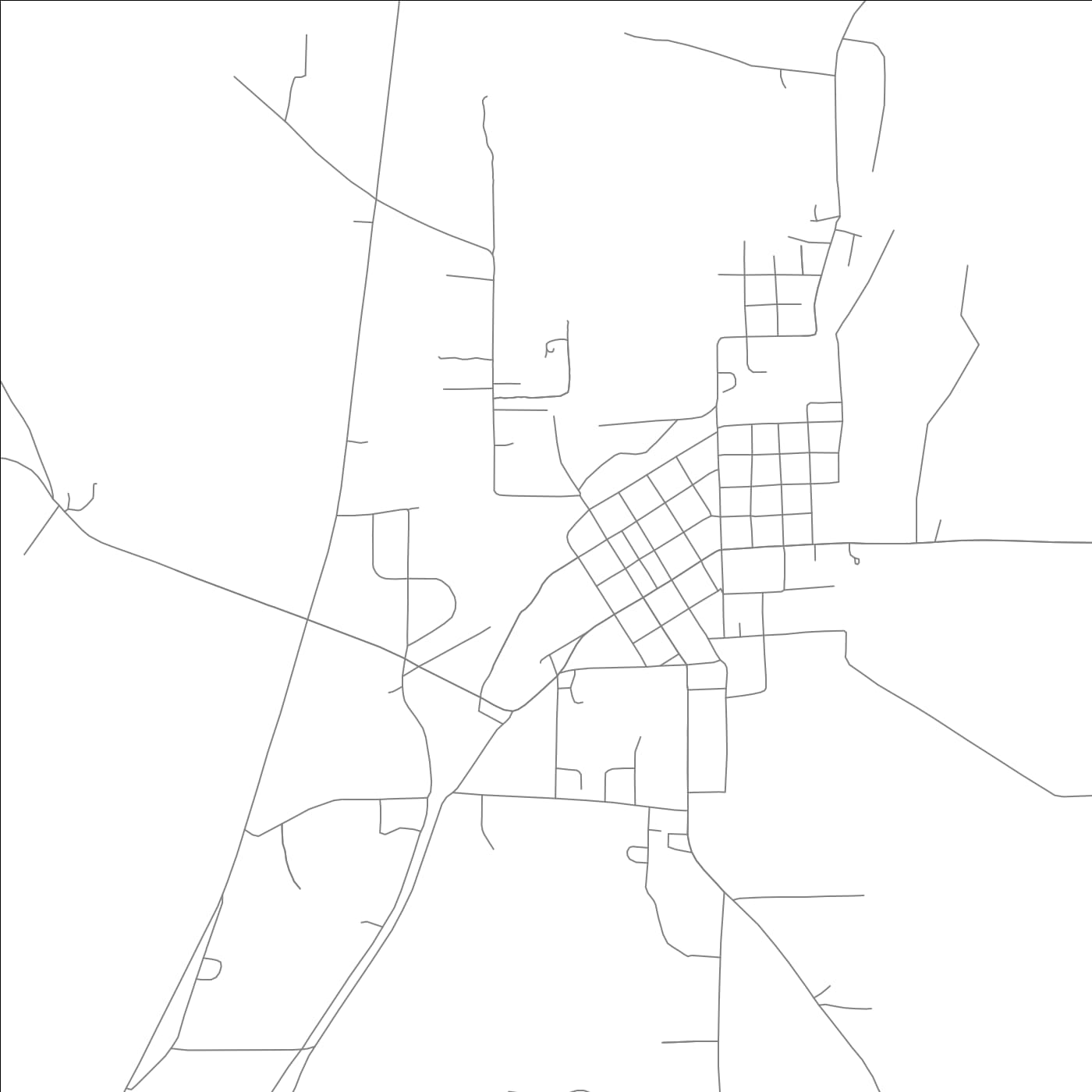 ROAD MAP OF RISON, ARKANSAS BY MAPBAKES