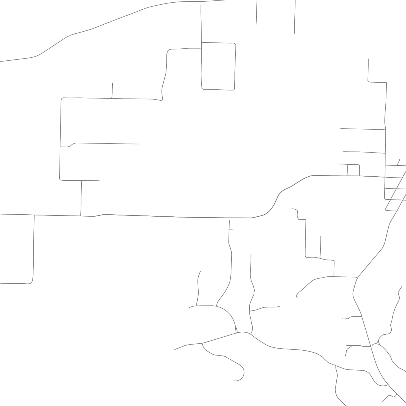 ROAD MAP OF ROLAND, ARKANSAS BY MAPBAKES