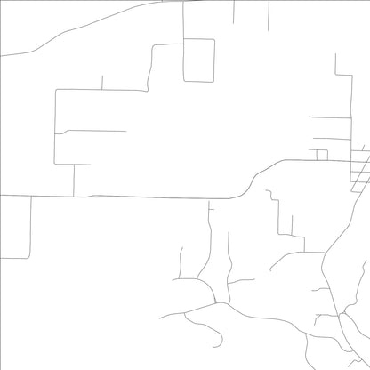 ROAD MAP OF ROLAND, ARKANSAS BY MAPBAKES