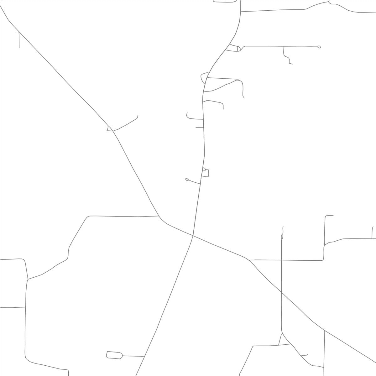 ROAD MAP OF RYE, ARKANSAS BY MAPBAKES