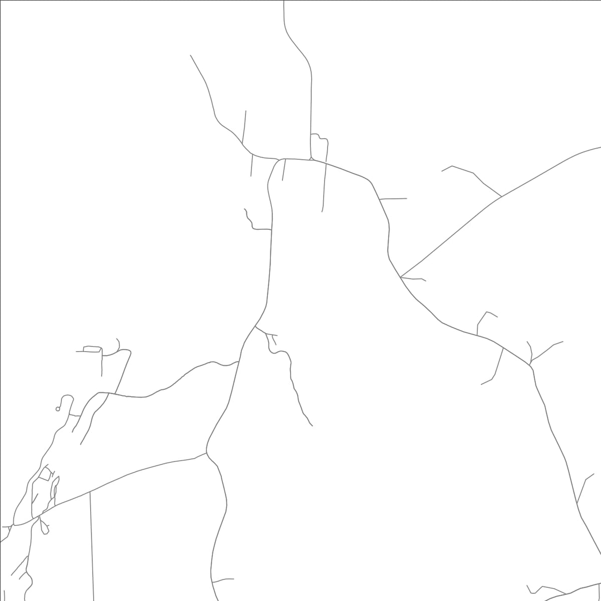 ROAD MAP OF SARATOGA, ARKANSAS BY MAPBAKES