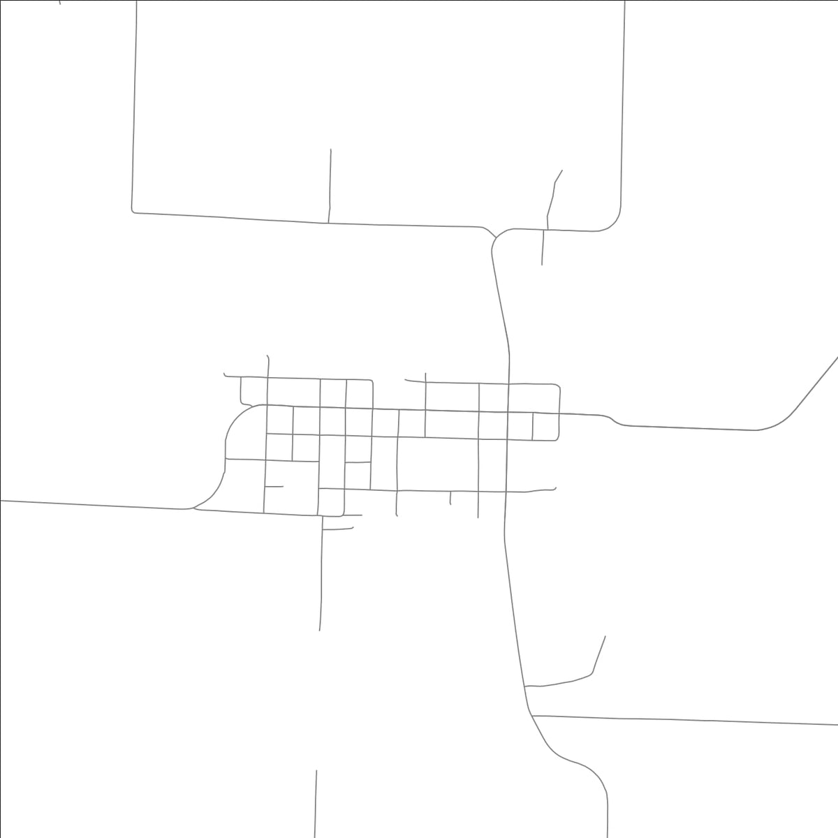 ROAD MAP OF SCRANTON, ARKANSAS BY MAPBAKES