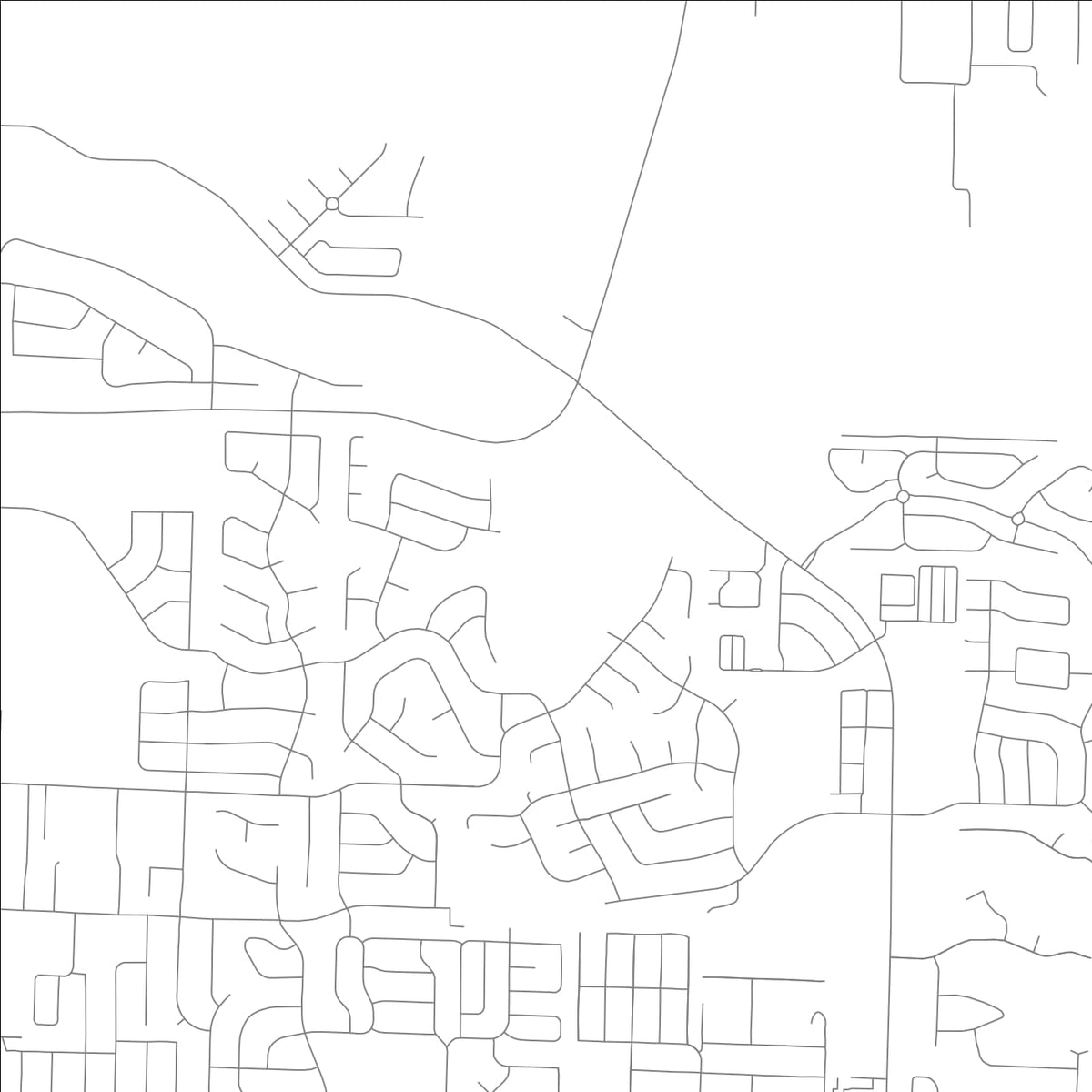 ROAD MAP OF SHERWOOD, ARKANSAS BY MAPBAKES