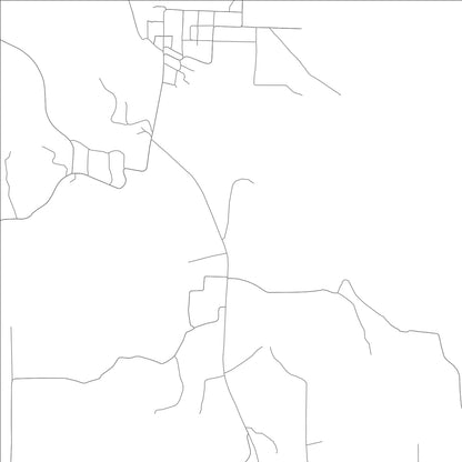 ROAD MAP OF SHIRLEY, ARKANSAS BY MAPBAKES