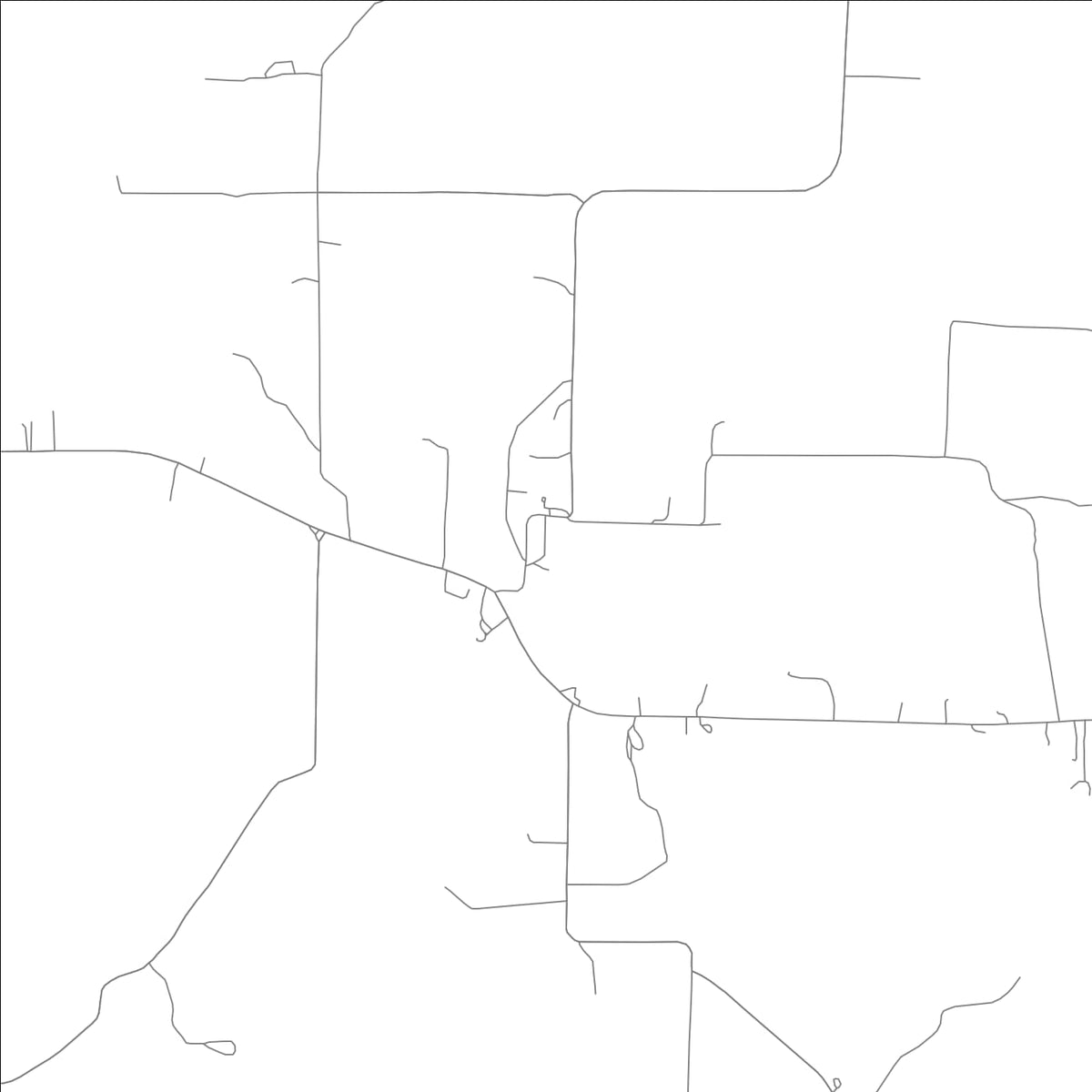 ROAD MAP OF SIDNEY, ARKANSAS BY MAPBAKES