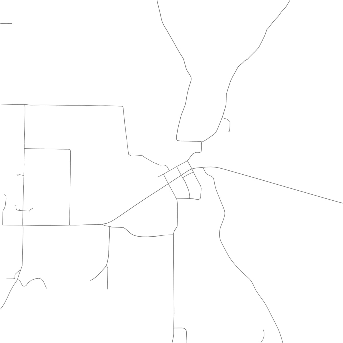 ROAD MAP OF SPRINGTOWN, ARKANSAS BY MAPBAKES