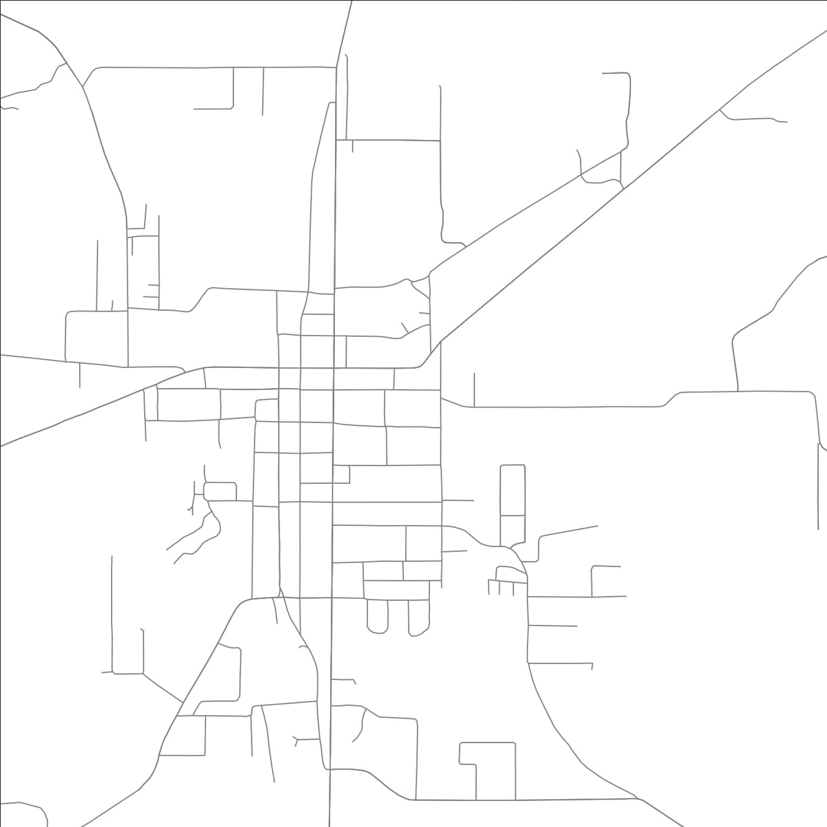 ROAD MAP OF STAR CITY, ARKANSAS BY MAPBAKES