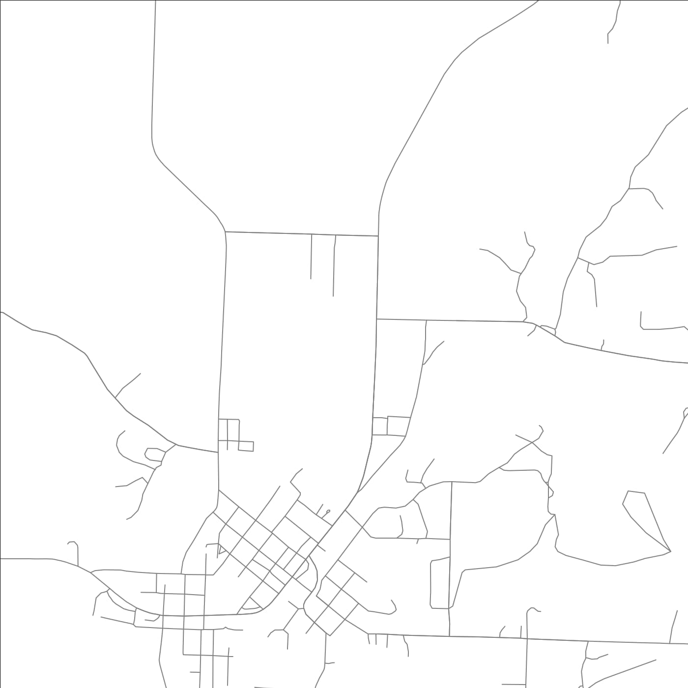 ROAD MAP OF STEPHENS, ARKANSAS BY MAPBAKES