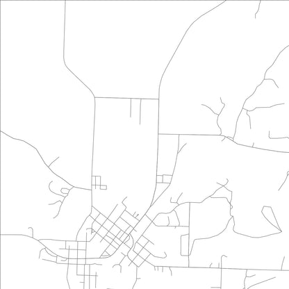 ROAD MAP OF STEPHENS, ARKANSAS BY MAPBAKES