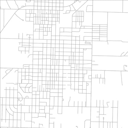 ROAD MAP OF STUTTGART, ARKANSAS BY MAPBAKES