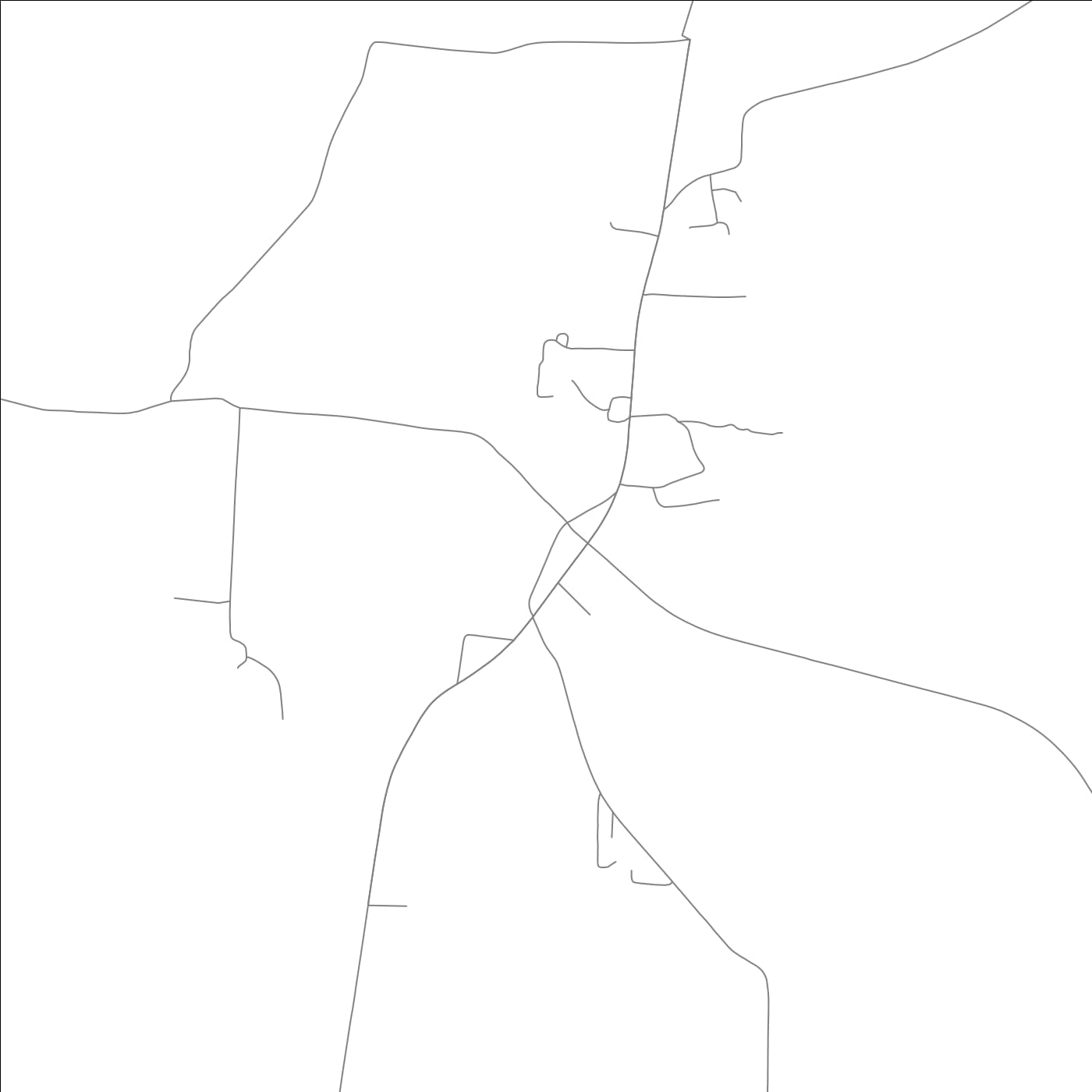 ROAD MAP OF TOLLETTE, ARKANSAS BY MAPBAKES