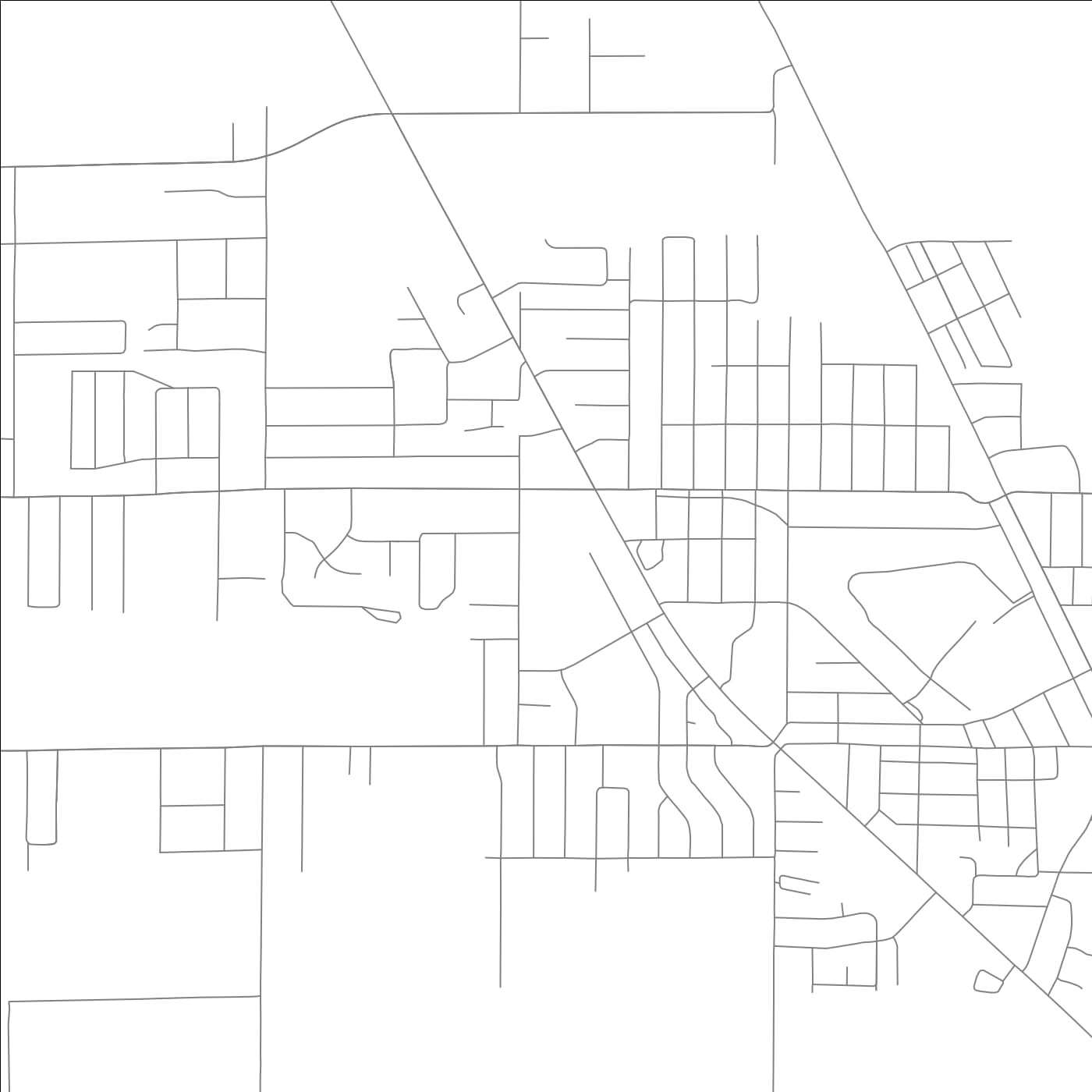 ROAD MAP OF TRUMANN, ARKANSAS BY MAPBAKES