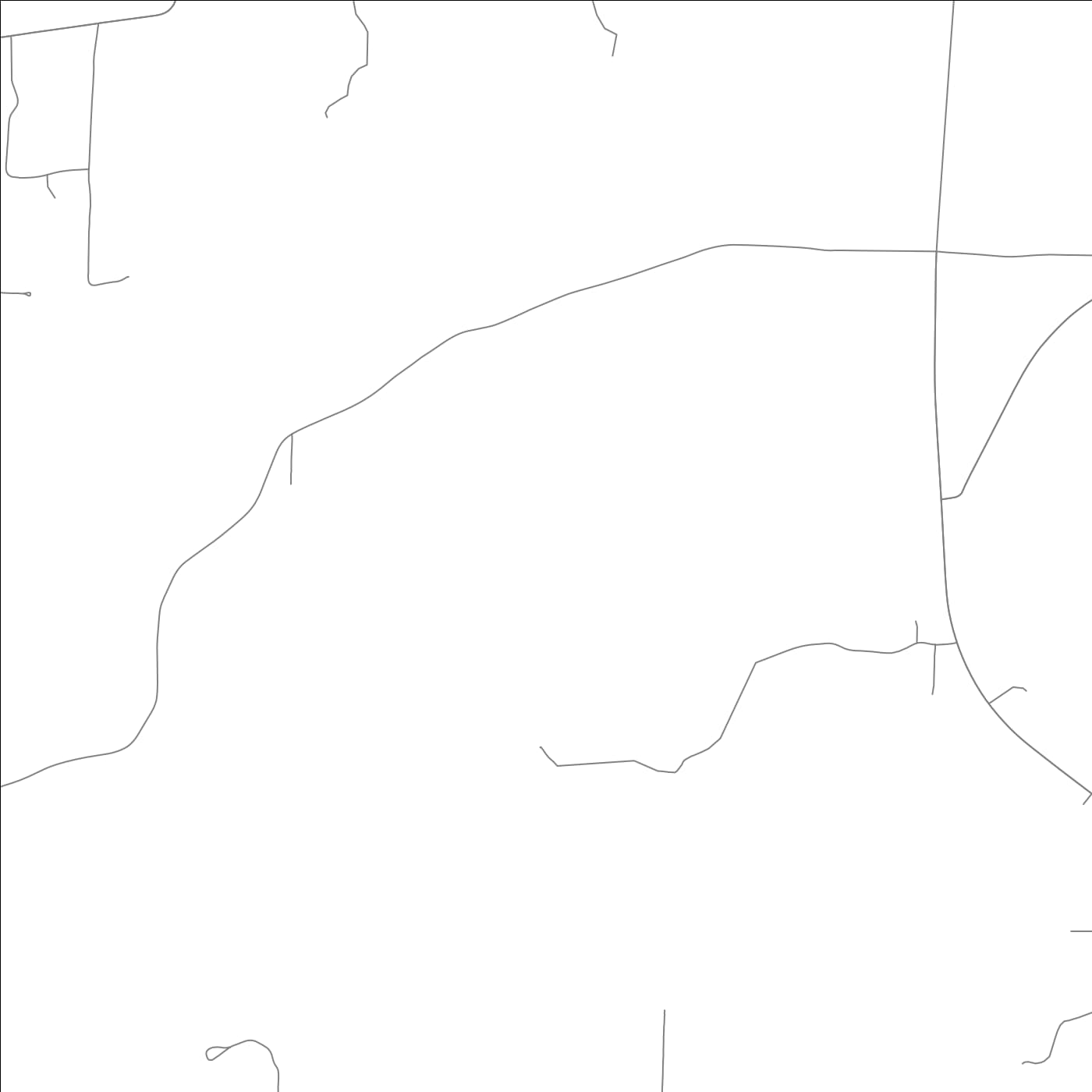 ROAD MAP OF TWIN GROVES, ARKANSAS BY MAPBAKES