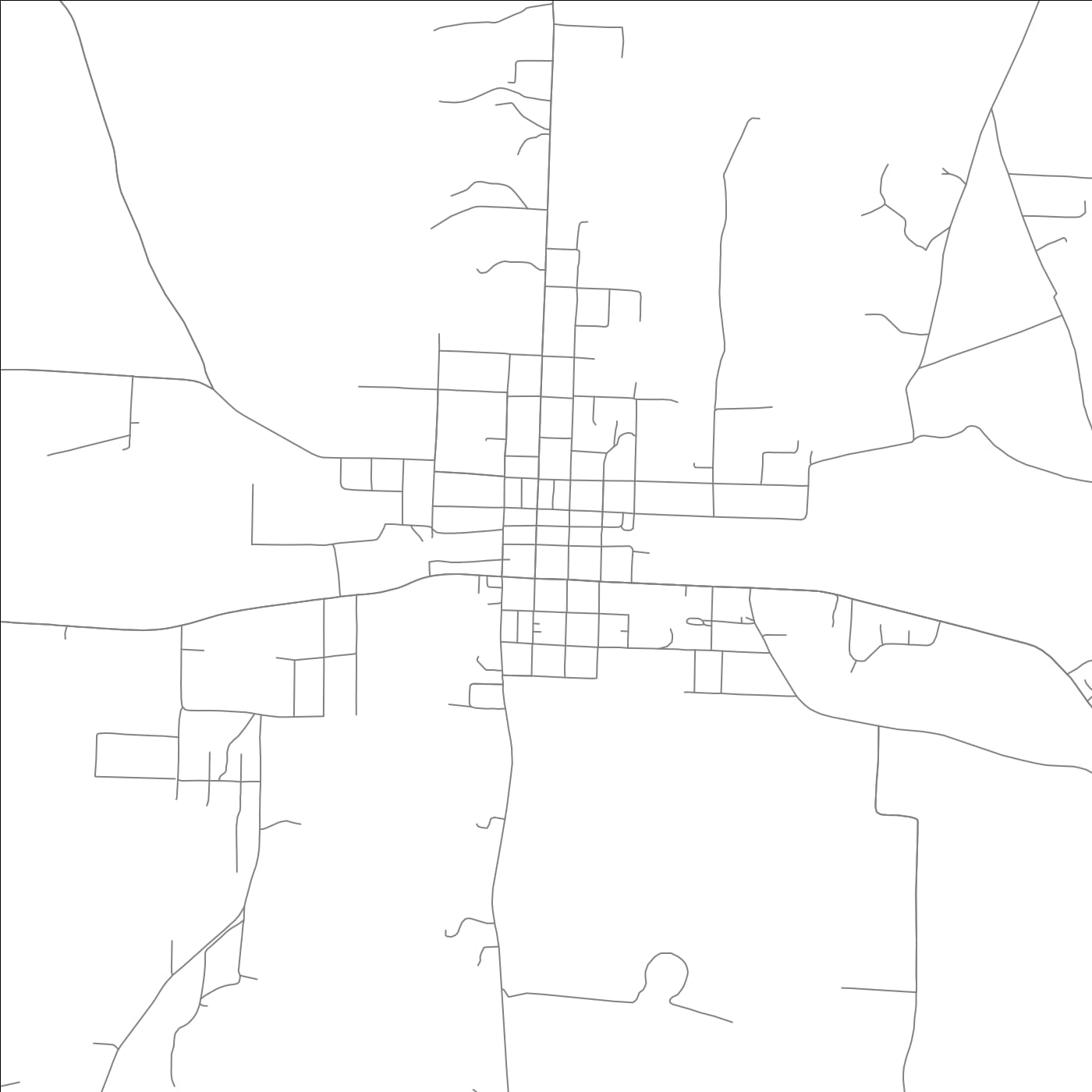 ROAD MAP OF WALDO, ARKANSAS BY MAPBAKES