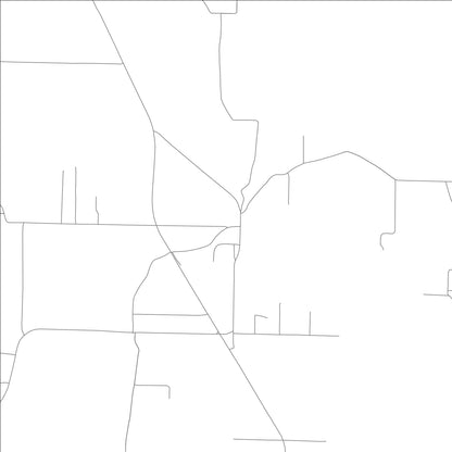 ROAD MAP OF WESTERN GROVE, ARKANSAS BY MAPBAKES