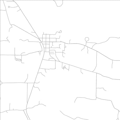 ROAD MAP OF WICKES, ARKANSAS BY MAPBAKES