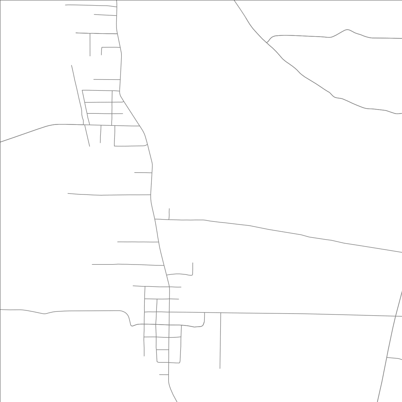 ROAD MAP OF WRIGHTSVILLE, ARKANSAS BY MAPBAKES