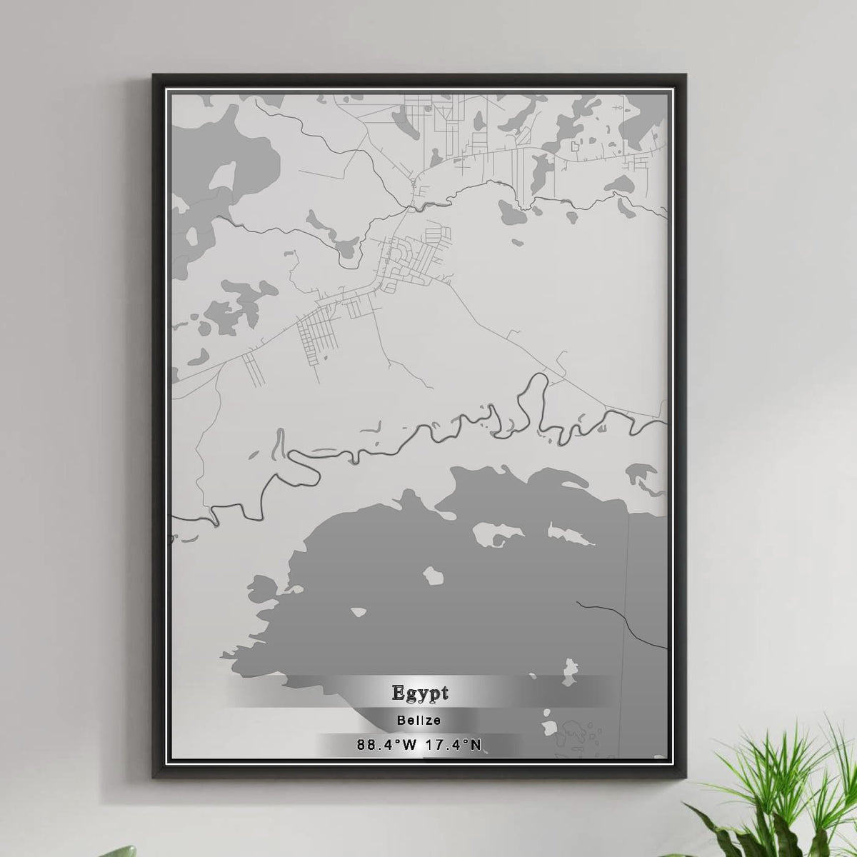 ROAD MAP OF EGYPT, BELIZE BY MAPBAKES