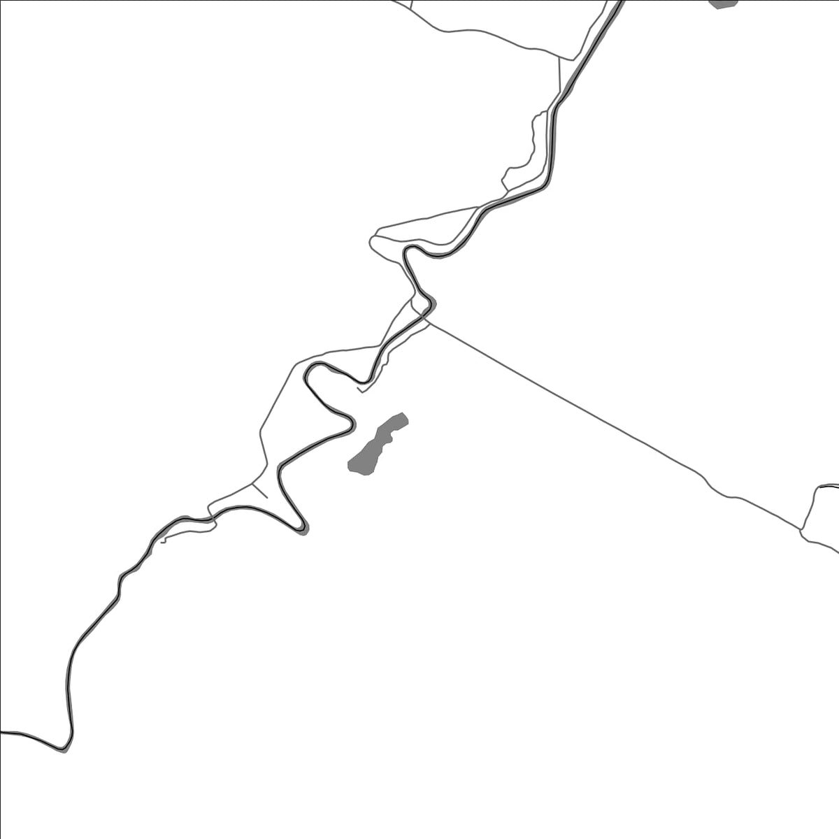 ROAD MAP OF GRACY ROCK BANK, BELIZE BY MAPBAKES