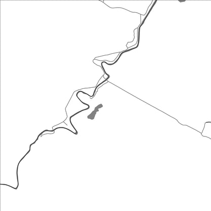 ROAD MAP OF GRACY ROCK BANK, BELIZE BY MAPBAKES