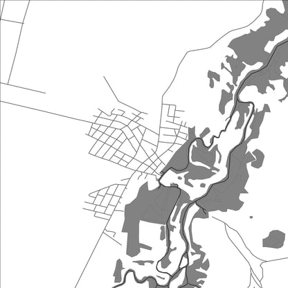 ROAD MAP OF GUINEA GRASS, BELIZE BY MAPBAKES