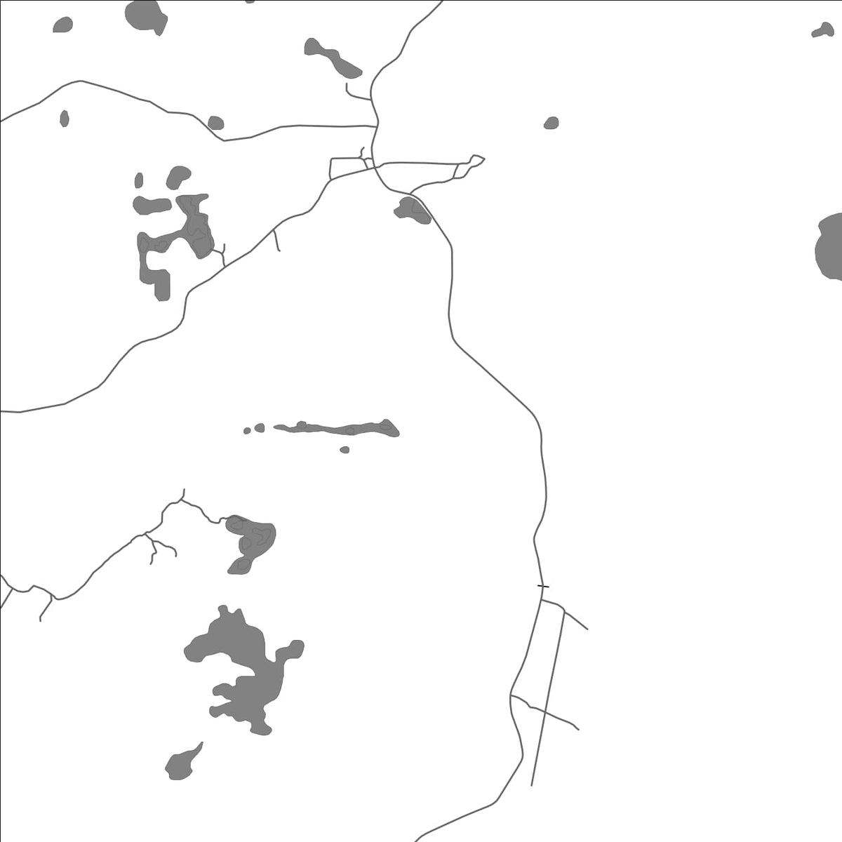 ROAD MAP OF LUCKY STRIKE, BELIZE BY MAPBAKES
