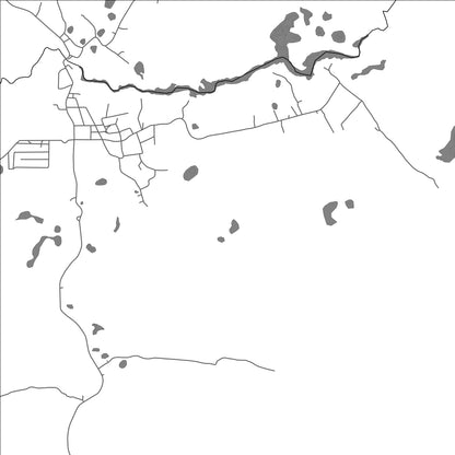 ROAD MAP OF MASKALL, BELIZE BY MAPBAKES