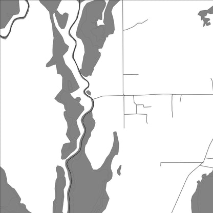 ROAD MAP OF PUEBLO NUEVO, BELIZE BY MAPBAKES