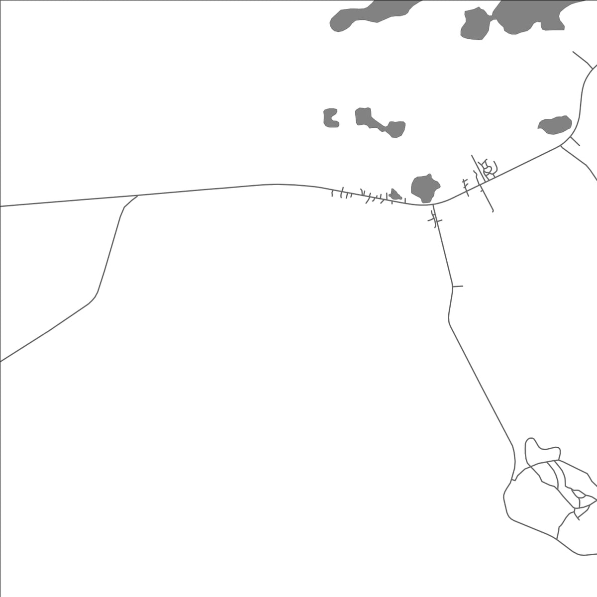 ROAD MAP OF ROCKVILLE, BELIZE BY MAPBAKES