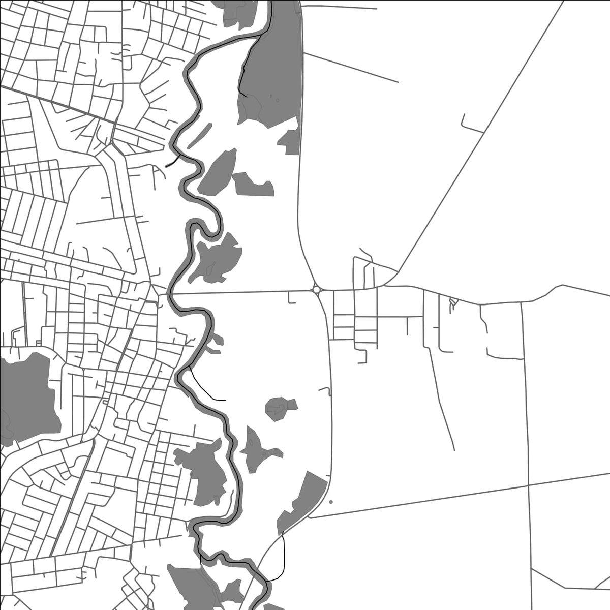 ROAD MAP OF TRIAL FARM, BELIZE BY MAPBAKES