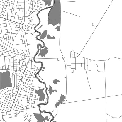 ROAD MAP OF TRIAL FARM, BELIZE BY MAPBAKES