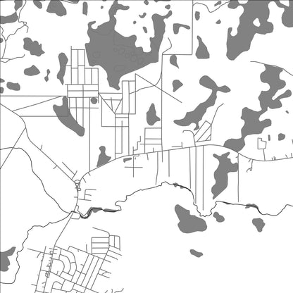 ROAD MAP OF TROPICAL PARK, BELIZE BY MAPBAKES