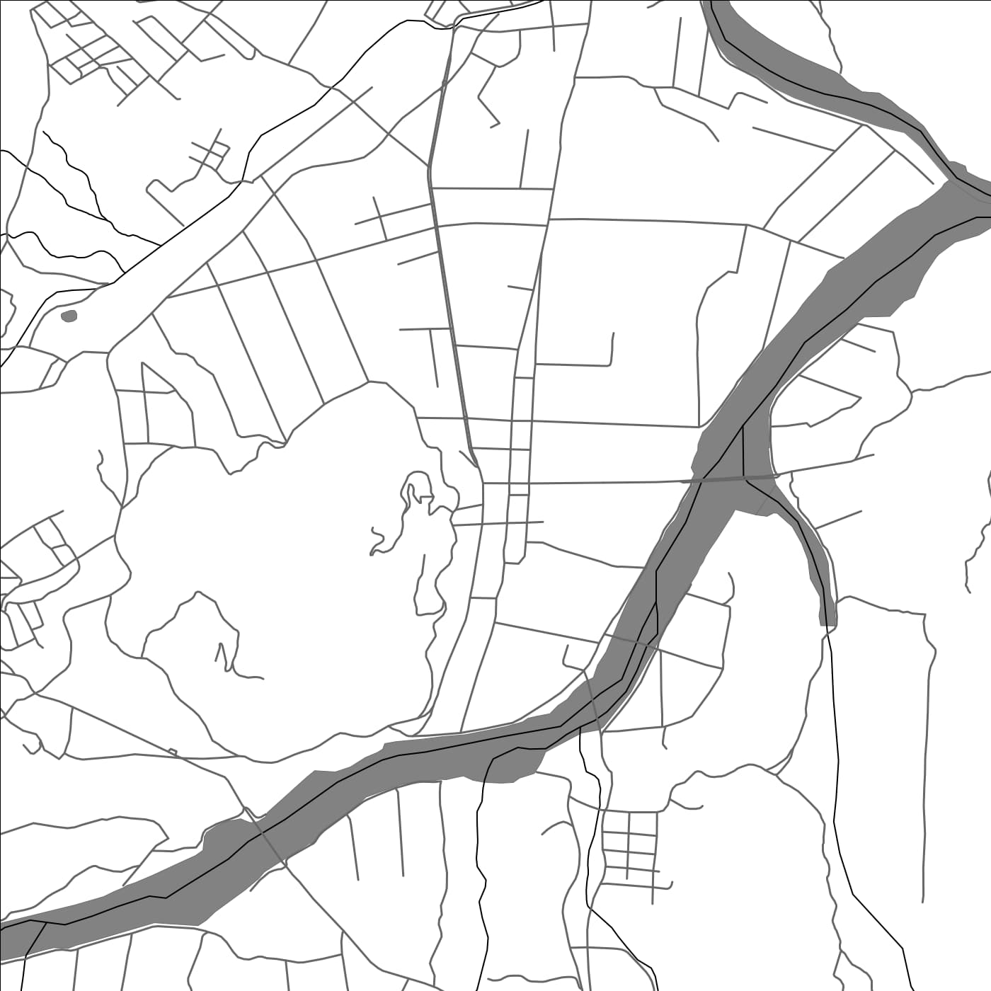 ROAD MAP OF CAPINOTA, BOLIVIA BY MAPBAKES