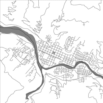 ROAD MAP OF CARANAVI, BOLIVIA BY MAPBAKES