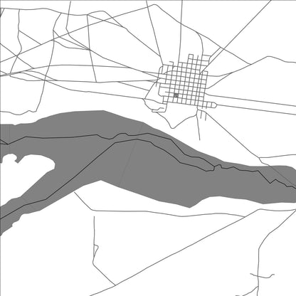 ROAD MAP OF CHARANA, BOLIVIA BY MAPBAKES