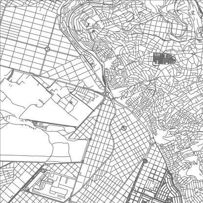 ROAD MAP OF EL ALTO, BOLIVIA BY MAPBAKES