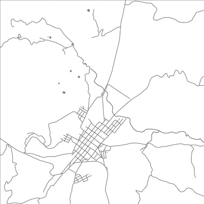 ROAD MAP OF PADILLA, BOLIVIA BY MAPBAKES