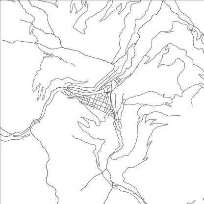 ROAD MAP OF QUIME, BOLIVIA BY MAPBAKES