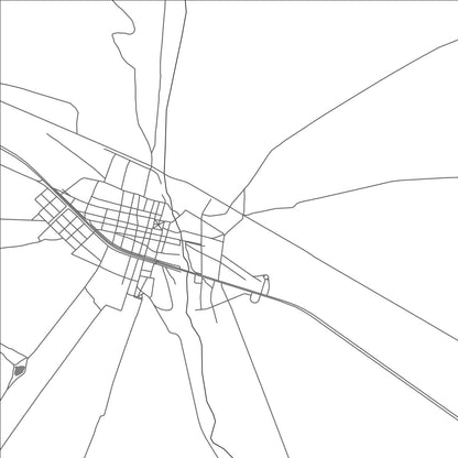 ROAD MAP OF SICASICA, BOLIVIA BY MAPBAKES