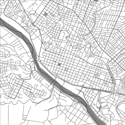 ROAD MAP OF TARIJA, BOLIVIA BY MAPBAKES