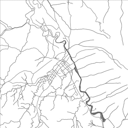 ROAD MAP OF TOROTORO, BOLIVIA BY MAPBAKES