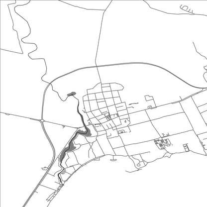 ROAD MAP OF AHELOY, BULGARIA BY MAPBAKES