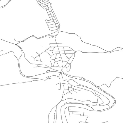 ROAD MAP OF BASARBOVO, BULGARIA BY MAPBAKES