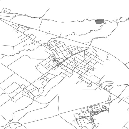 ROAD MAP OF BOZHURISHTE, BULGARIA BY MAPBAKES